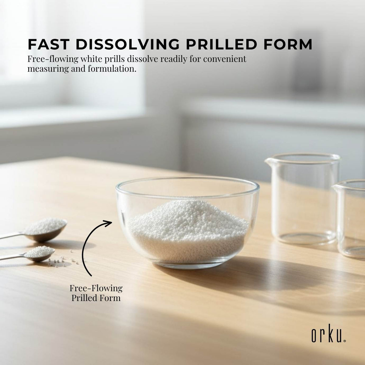 Orku 3.5Kg Sodium Benzoate USP/FCC Grade Prills – E211 Preservative CAS 532-32-1-4