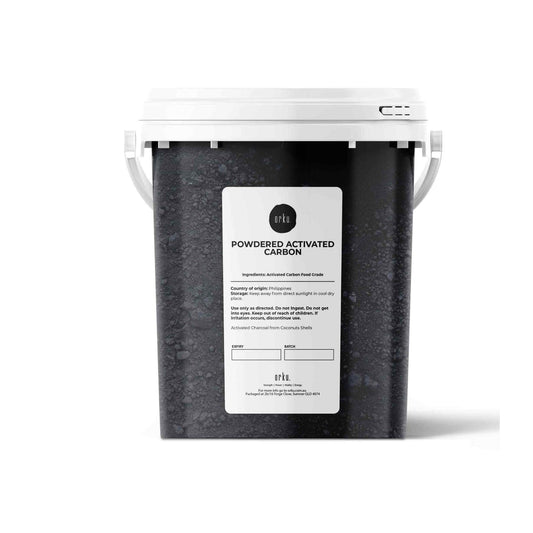 Orku 400g Activated Carbon Powder Coconut Charcoal Bucket - Water Filtration-0