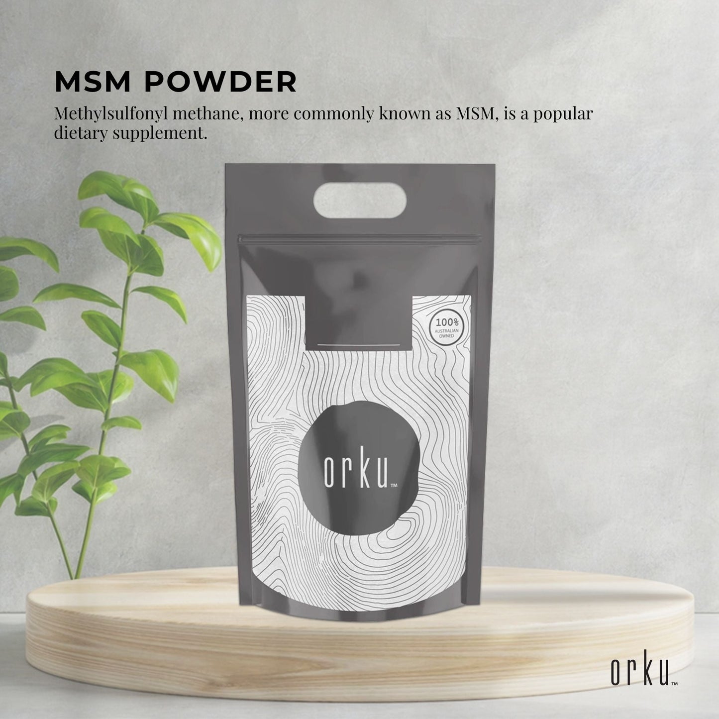 Orku 5Kg MSM Powder or Crystals - 99.9% Pure USP Grade Methylsulfonylmethane-1