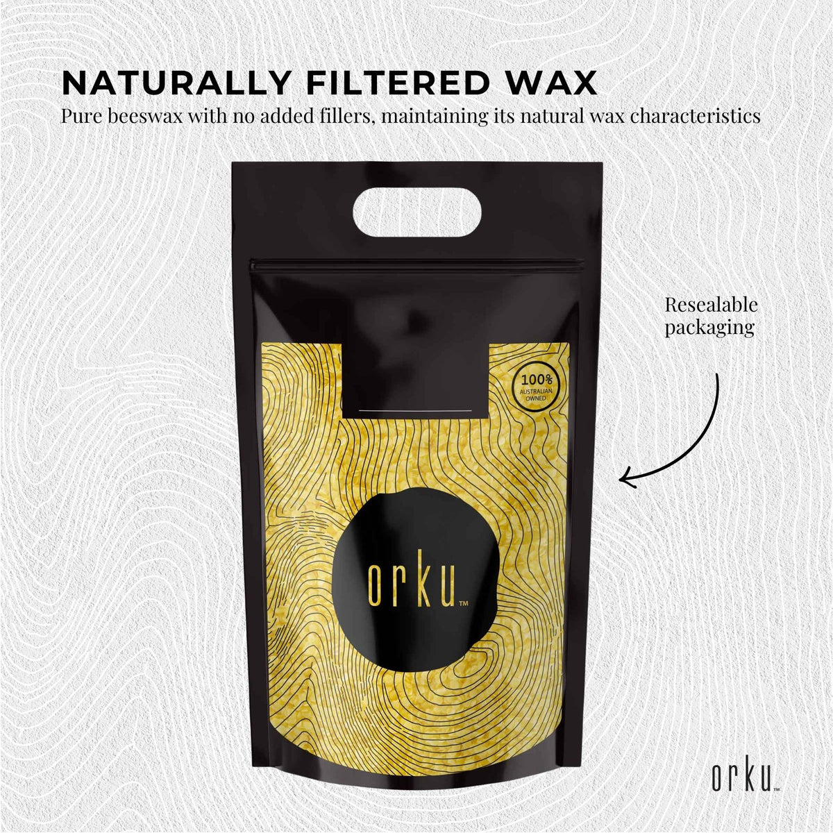 Orku 5Kg Organic Beeswax Pellets Yellow - Cosmetic Grade Pure Bees Wax Pastilles-3