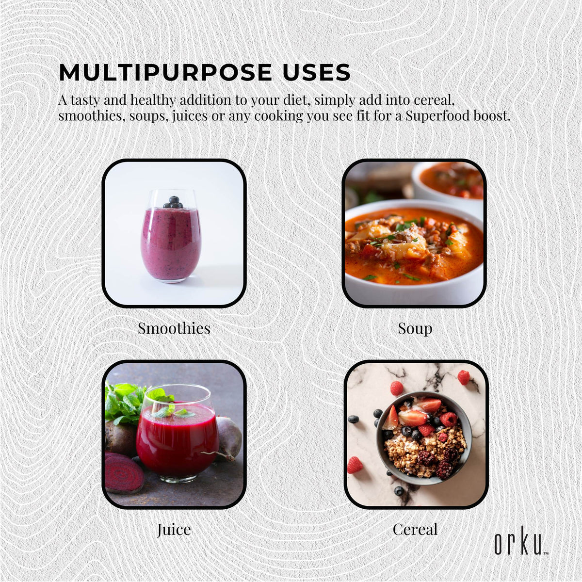 Orku 10Kg Organic Beetroot Powder - 100% Pure Beet Root Powder - Beta vulgaris-4