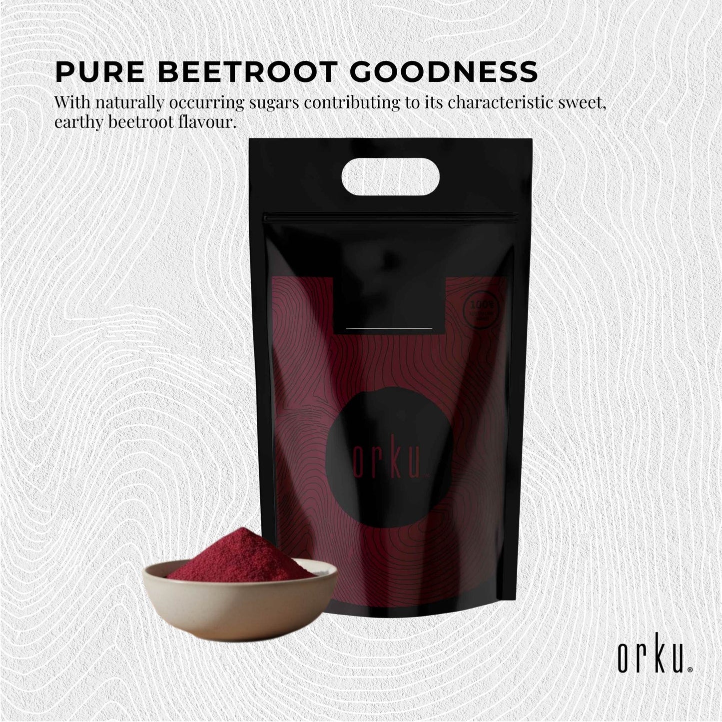Orku 20Kg Organic Beetroot Powder ACO Certified 100% Pure Beet Root-2