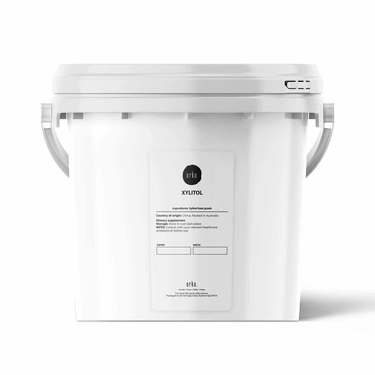 Orku 5Kg Xylitol Crystal Powder Sweetener Sugar Alternative Tub-0