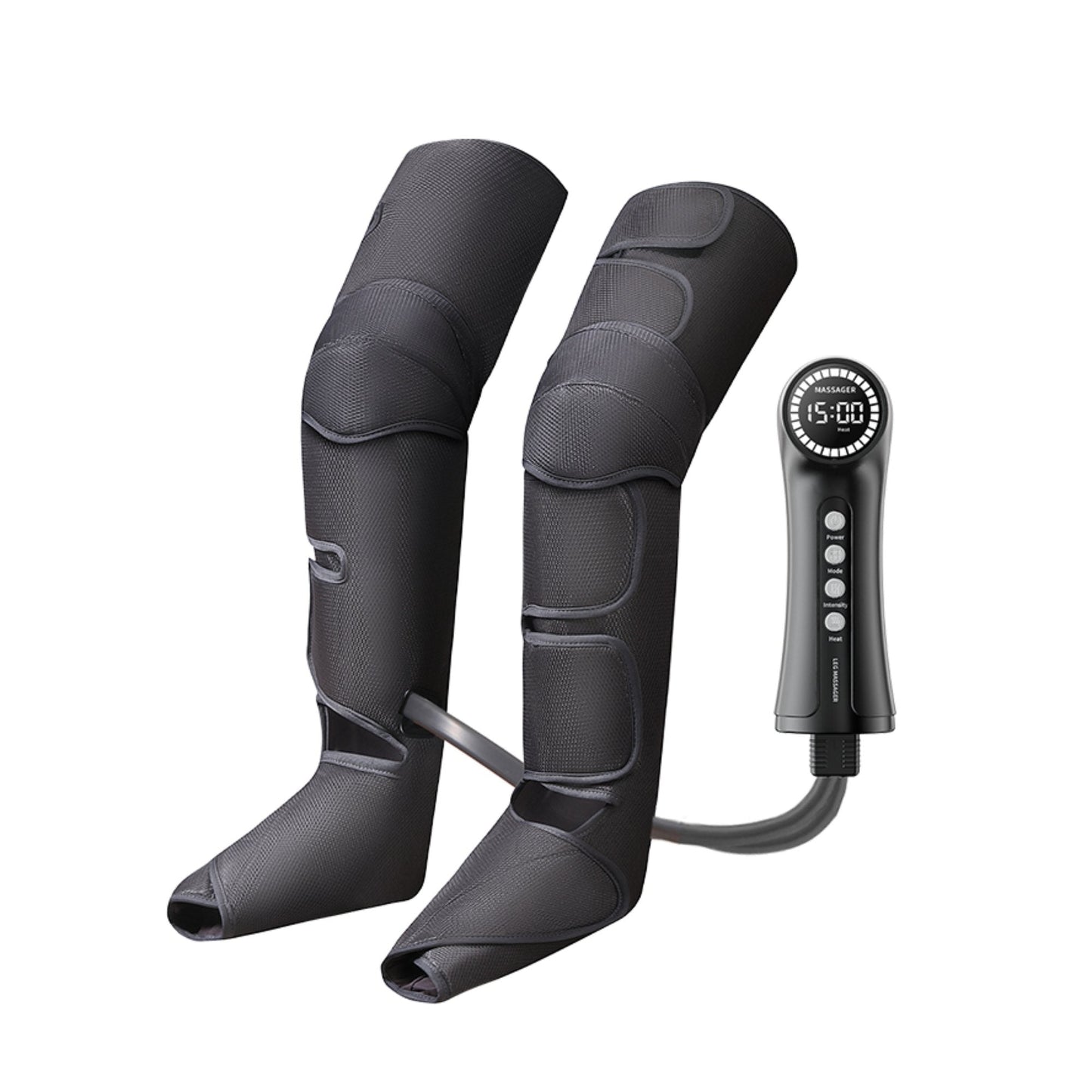 Orku Air Compression Leg Knee Foot Massager with Heat – Relaxation and Recovery-0
