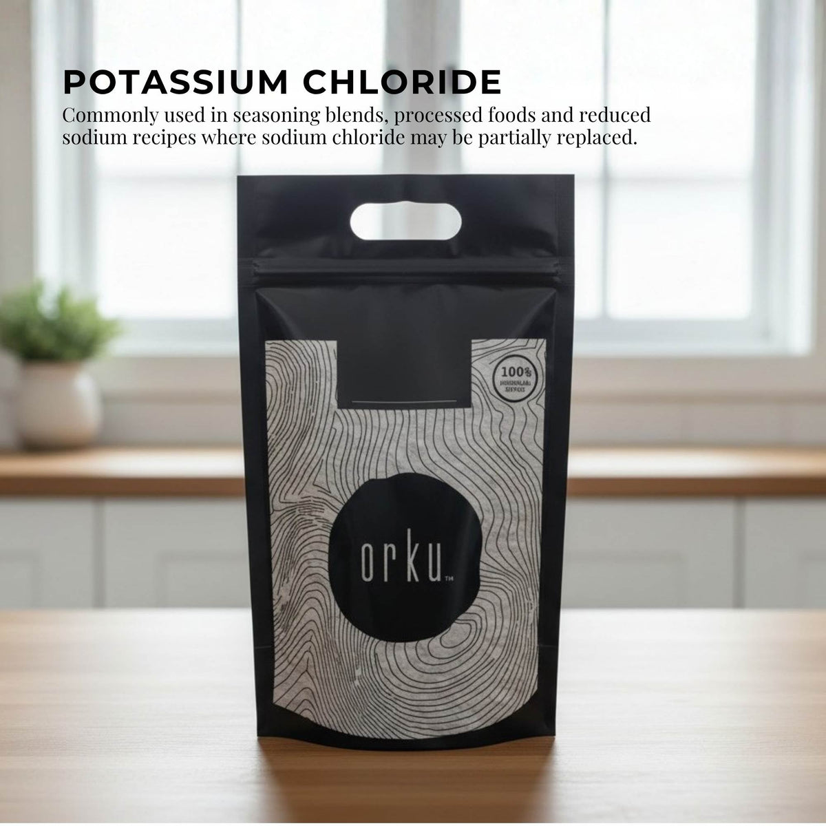 Orku Bulk 20Kg Potassium Chloride Powder - Food Grade E508 Salt Substitute-1