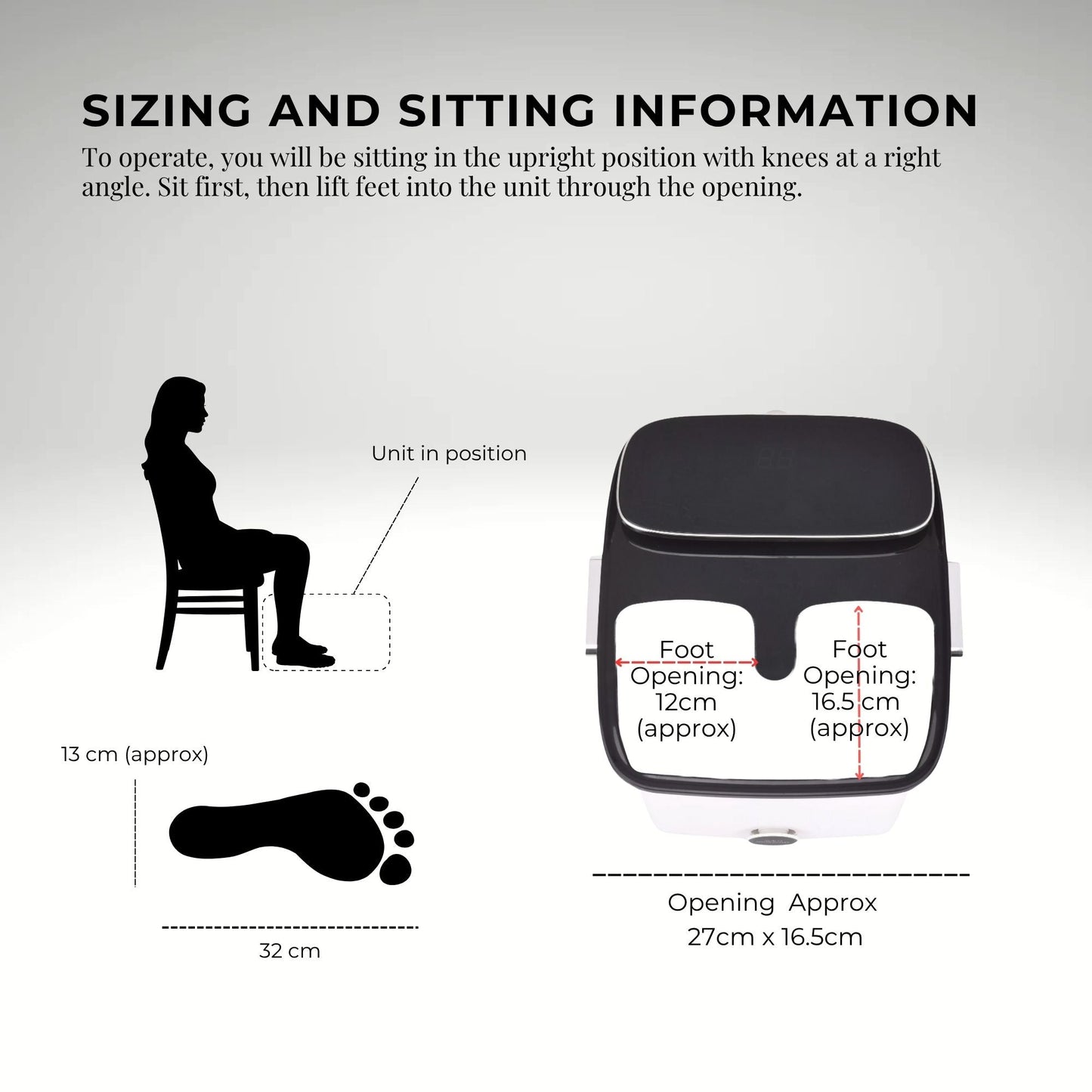 Orku Foot Spa Automatic Water Heating Massager - Electric Pedicure Bath-2