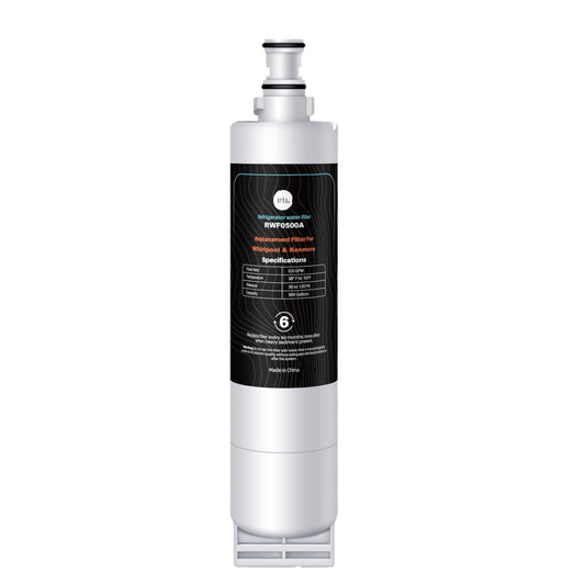 Orku Fridge Water Filter Cartridge Replacement for Whirlpool Kenmore RWF0500A-0