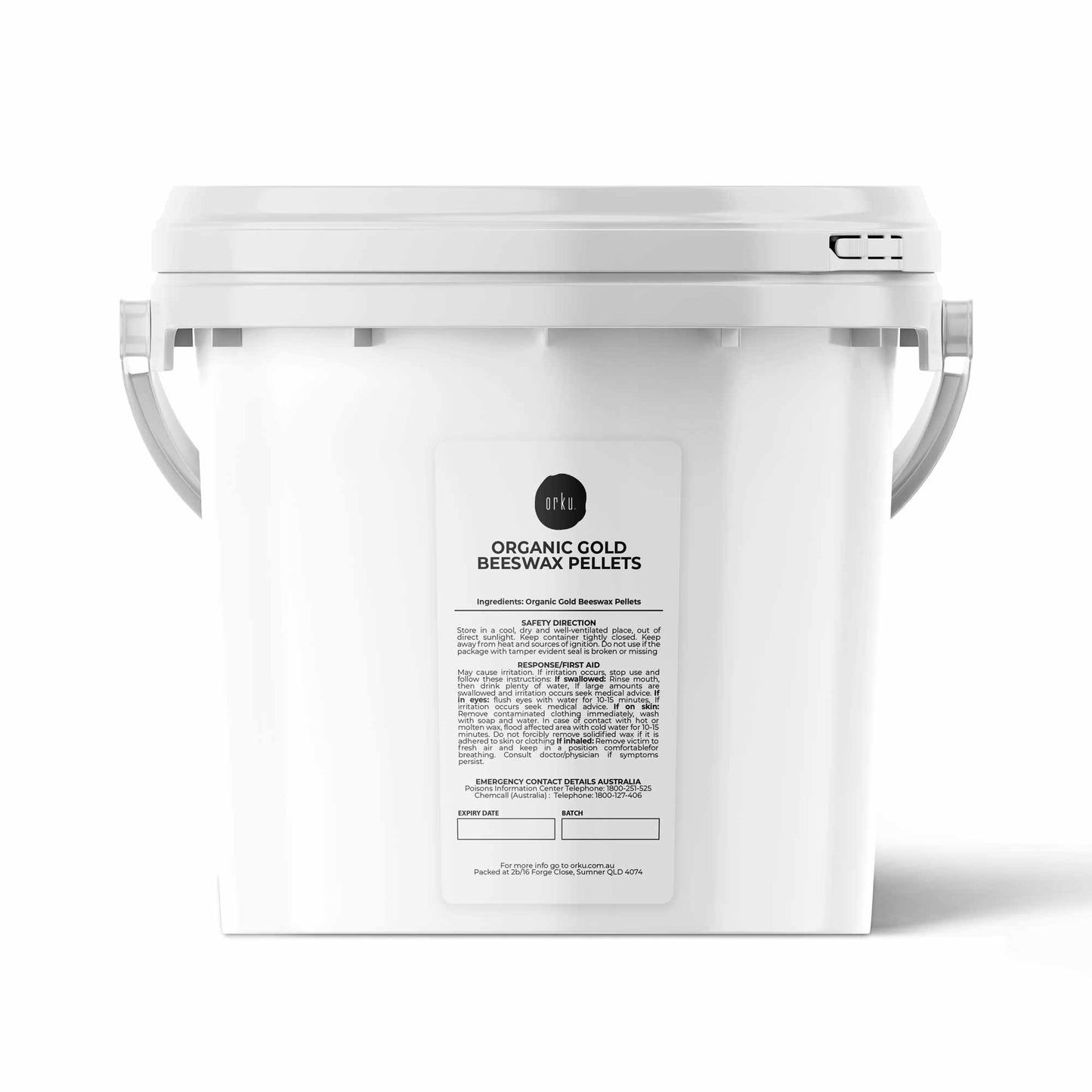 Orku Organic Beeswax Pellets Yellow Tubs - Cosmetic Quality Pure Bees Wax-4