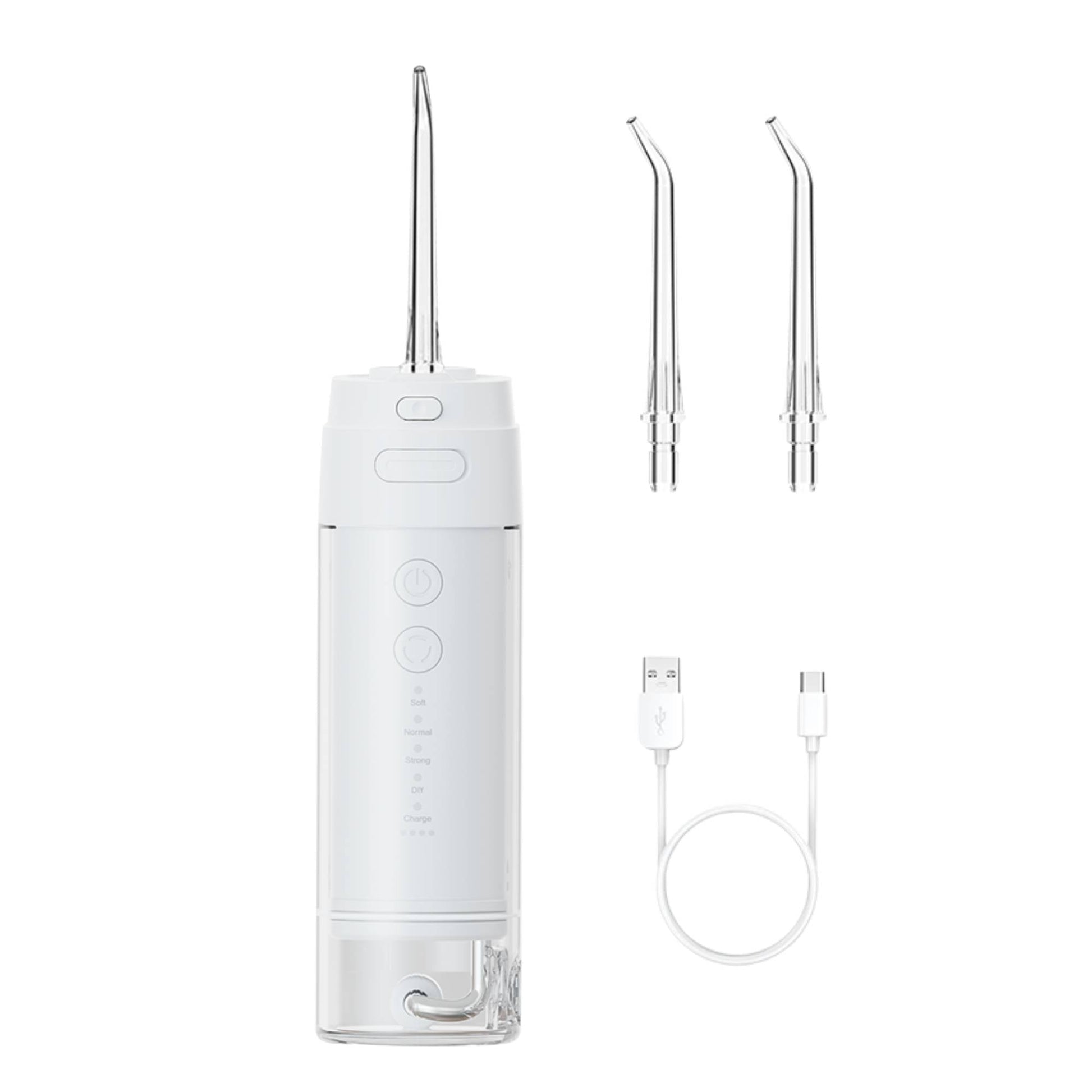 Orku Mini Water Flosser Rechargeable Portable Extendable Travel Oral Irrigator White-0