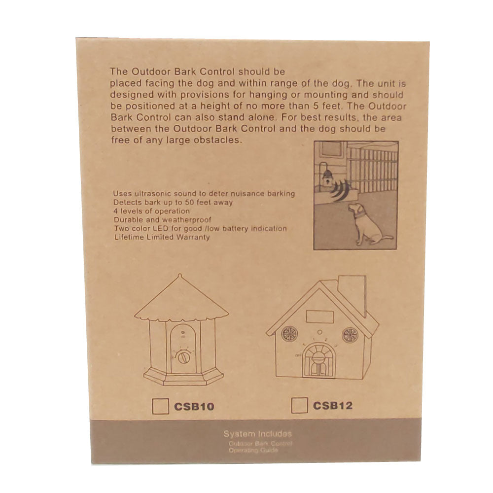 Outdoor Dog Bark Ultrasonic Unit - Sound Anti Barking Control Training Aid-4