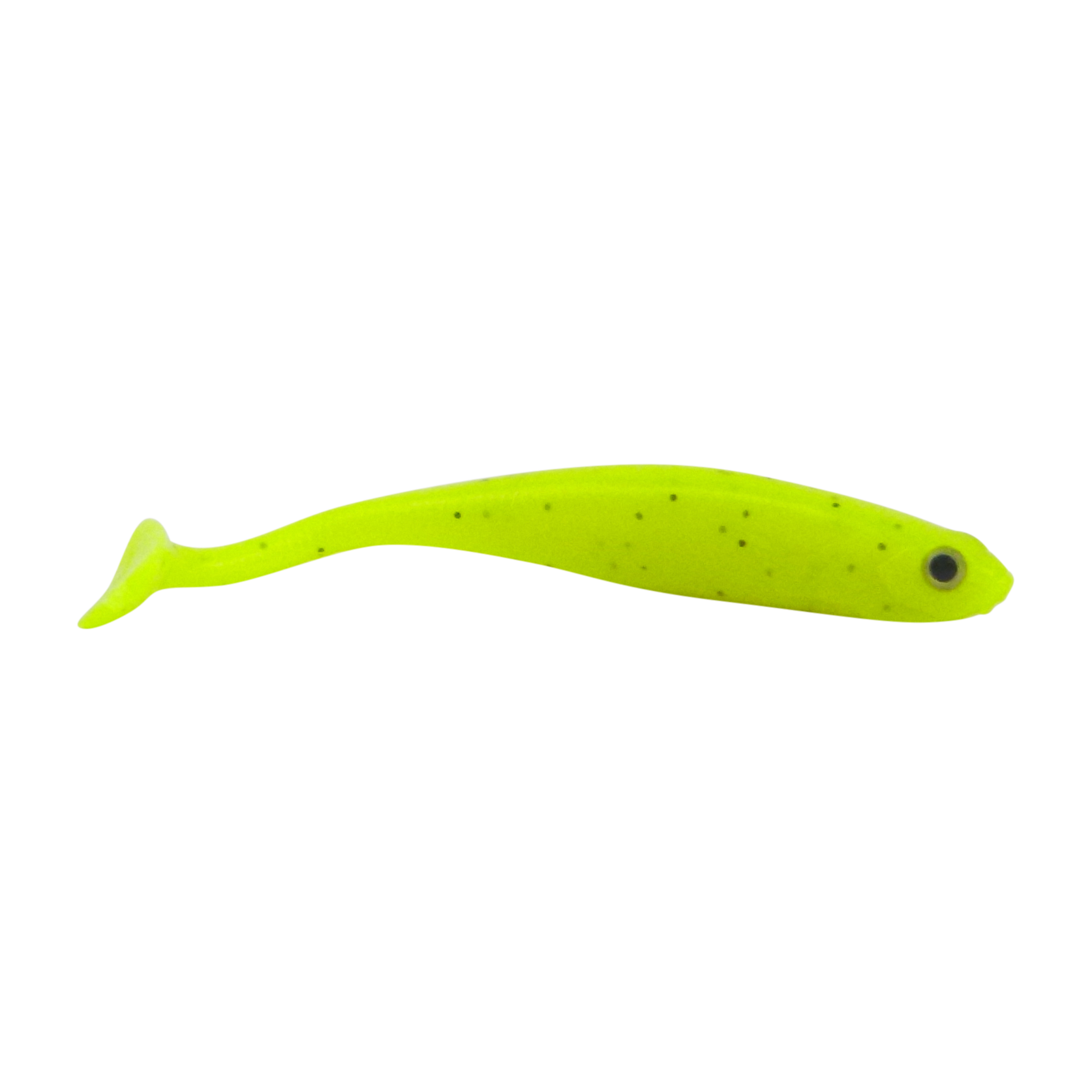 Swimerz Soft Shad 100mm Paddle Tail lure, Chartruese, 6 pack-0