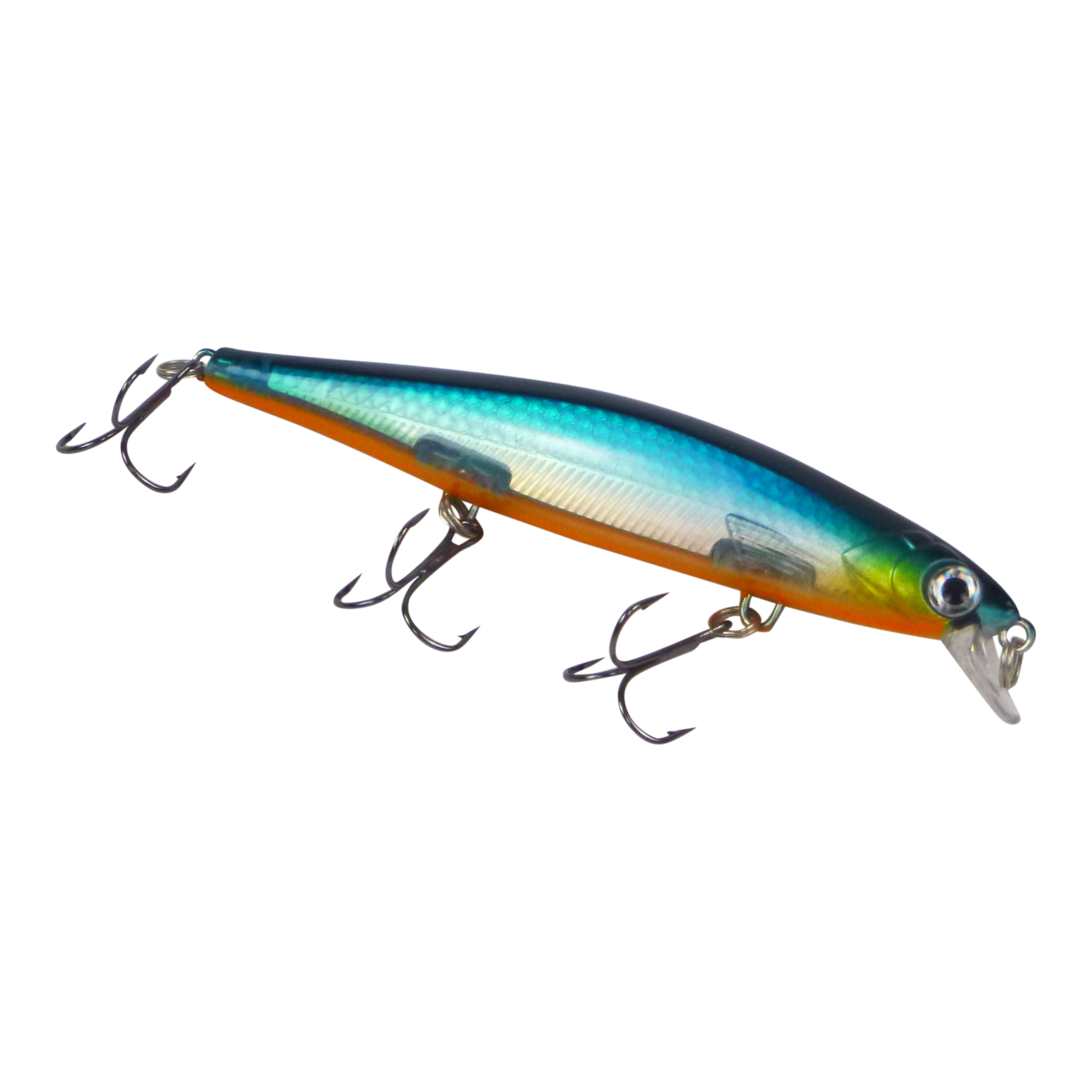 Finesse 'Chudan' 110mm Sinking/Diving Minnow, Blue Pilly-0