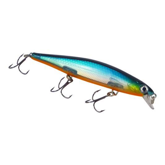 Finesse 'Chudan' 110mm Sinking/Diving Minnow, Blue Pilly-0