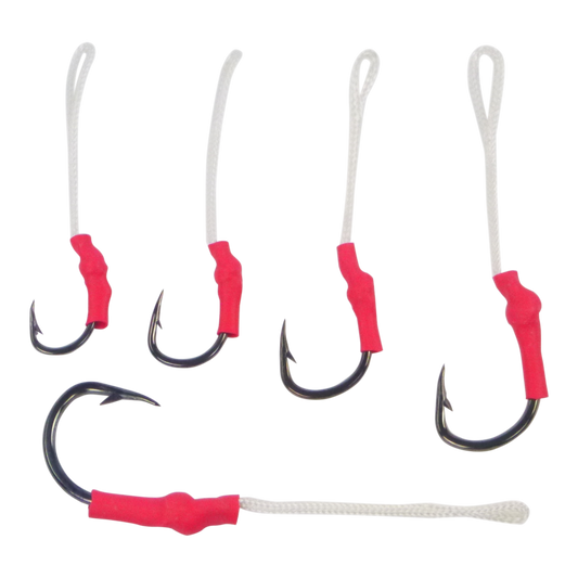 Swimerz 3/0 Single Assist Hooks, 8 pack-0