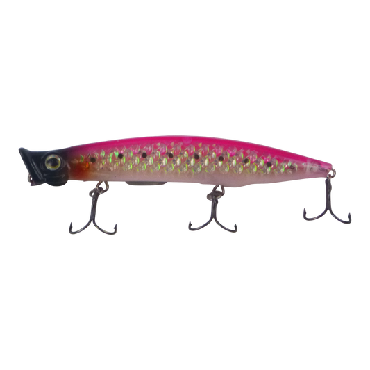 Toppu Mizzu Cupface Popper, 110mm, Hot Pink Hex-0