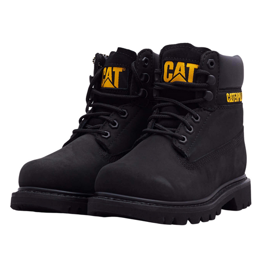 Caterpillar Womens Colorado Boots Leather Shoes - Black-0