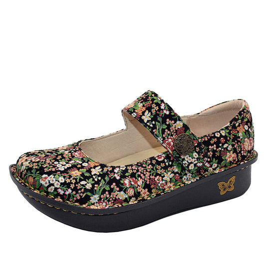 Alegria Paloma Mary Jane Work Shoe Nursing Arch Support - Earthy Bloom-0