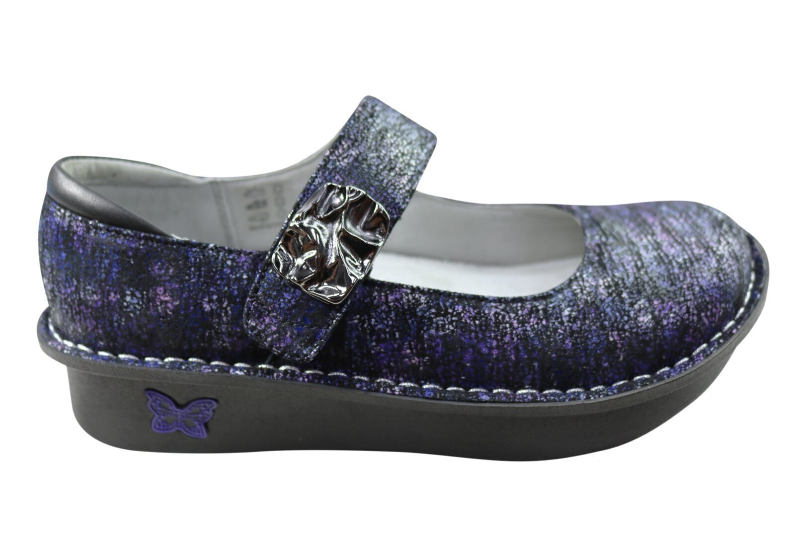 Alegria Paloma Womens Nursing Leather Shoes Work Hospitality - Purple Haze-1