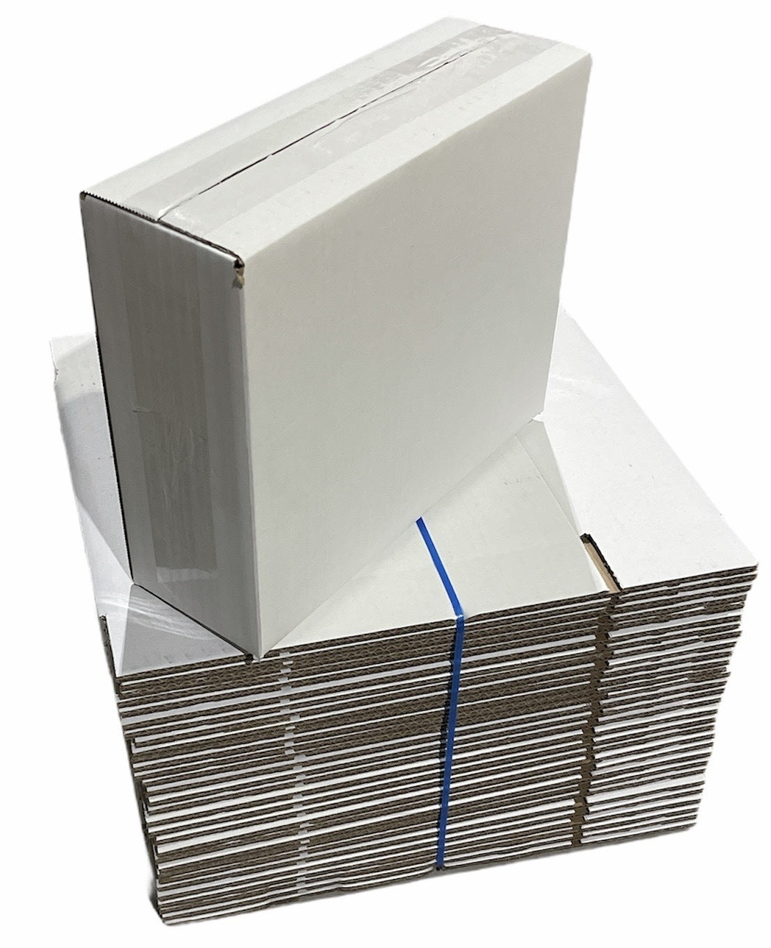 10x Cardboard Storage Organizer Bins BE Corrugated Pantry Shelf Boxes for Office & Garage Organization
