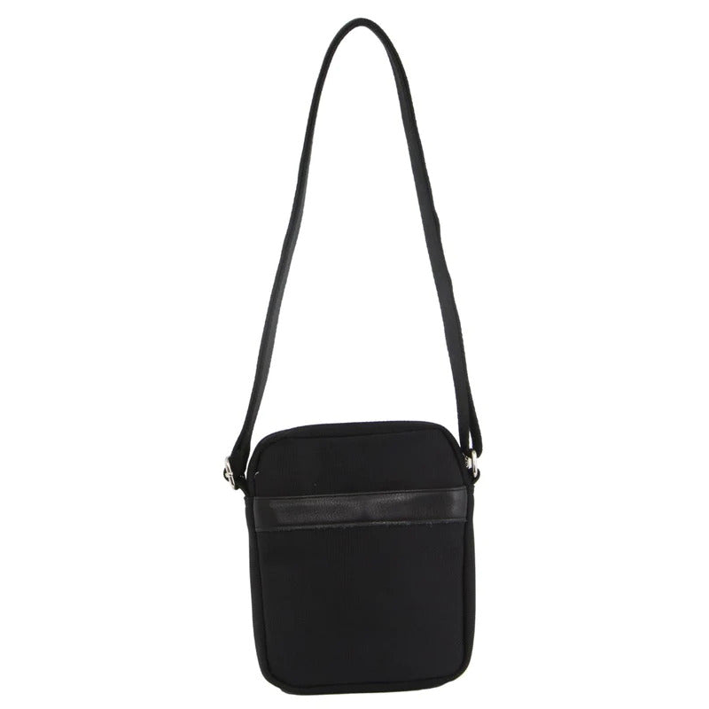 Pierre Cardin Mens Soft Italian Leather Business/ Travel Cross Body Bag - Black-3