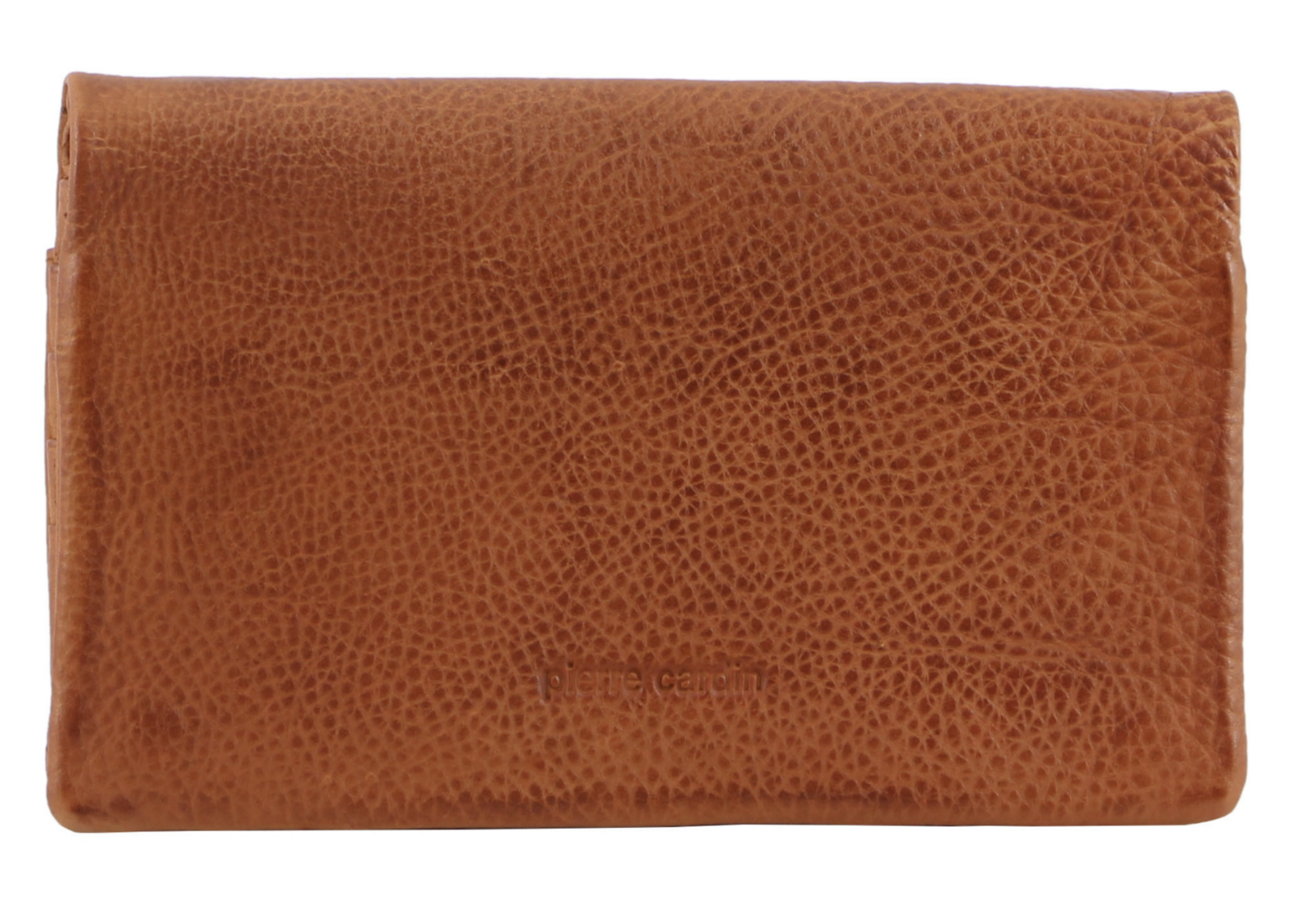 Pierre Cardin Ladies Womens Genuine Leather Bi-Fold RFID Purse Wallet - Cognac-1