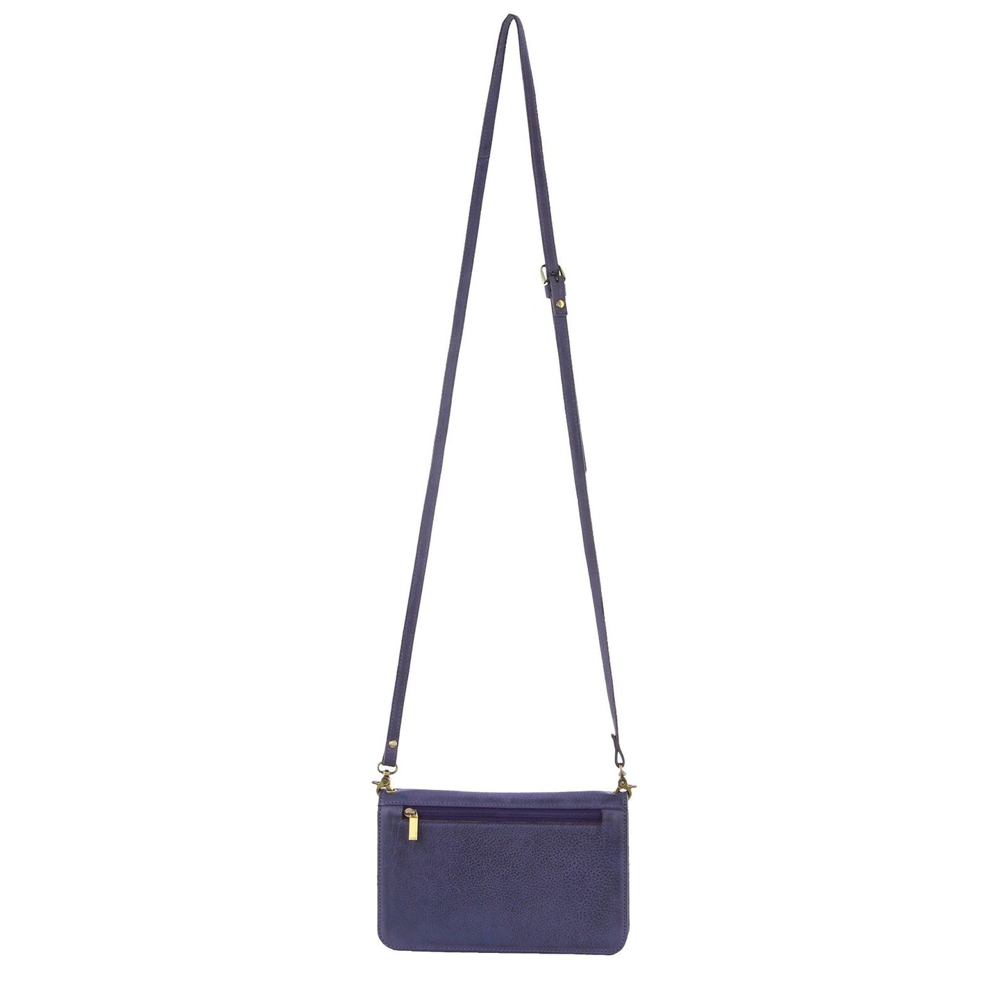 Pierre Cardin Ladies Womens Clutch Leather Wallet Purse RFID Protected - Purple-2