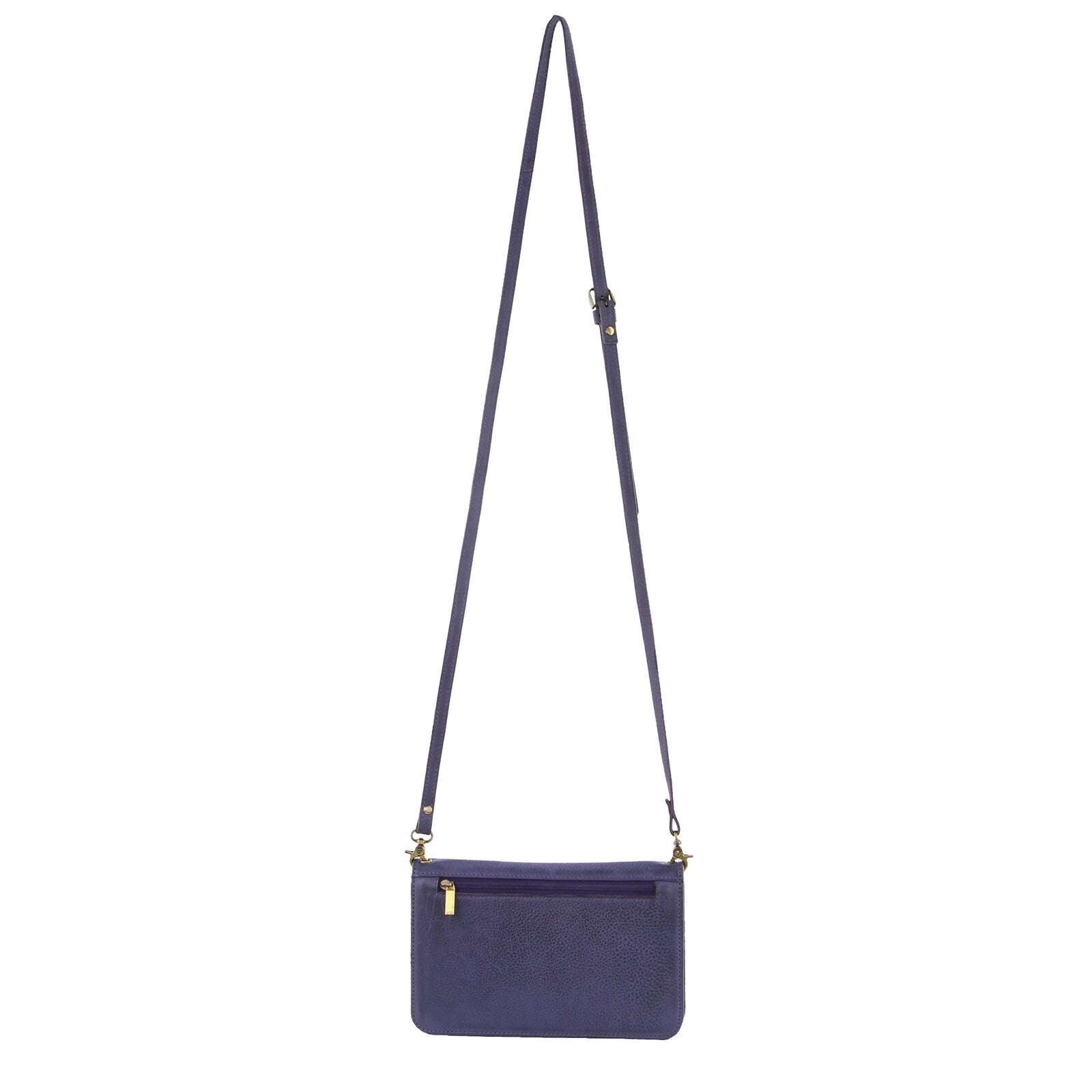 Pierre Cardin Ladies Womens Clutch Leather Wallet Purse RFID Protected - Purple-2