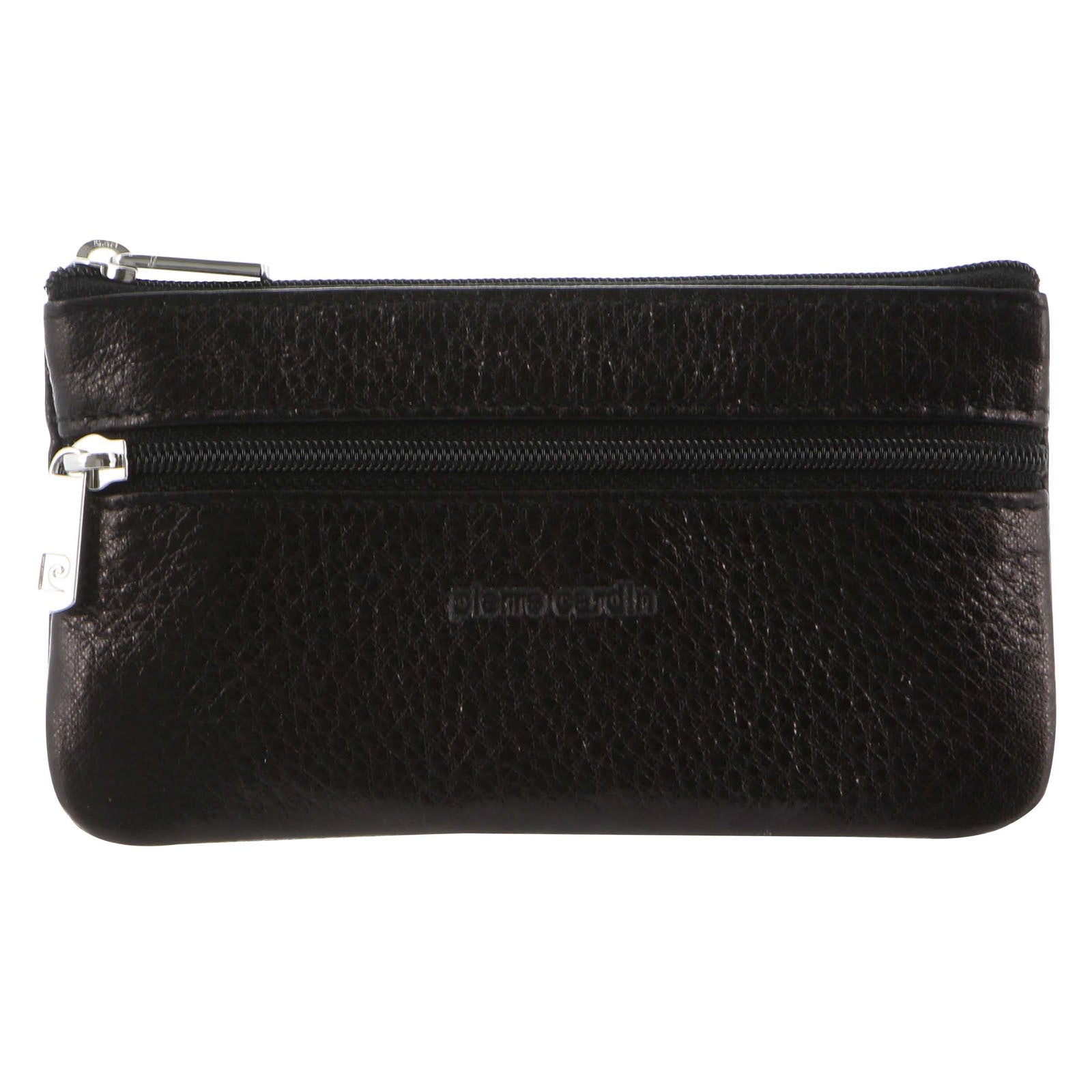 Pierre Cardin Ladies Womens Genuine Leather RFID Coin Purse Wallet - Black-0
