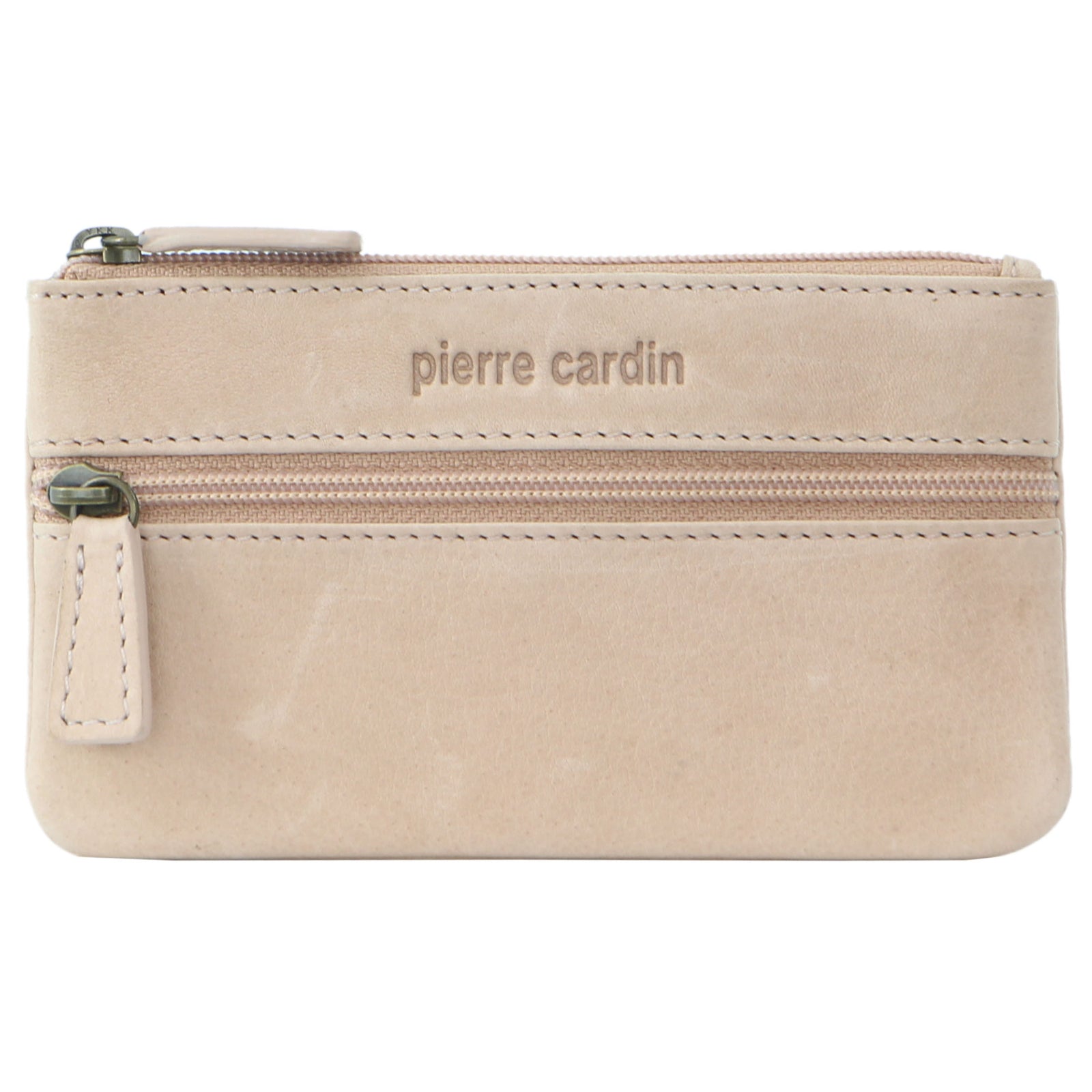 Pierre Cardin Ladies Womens Genuine Leather RFID Coin Purse Wallet - Pink-1