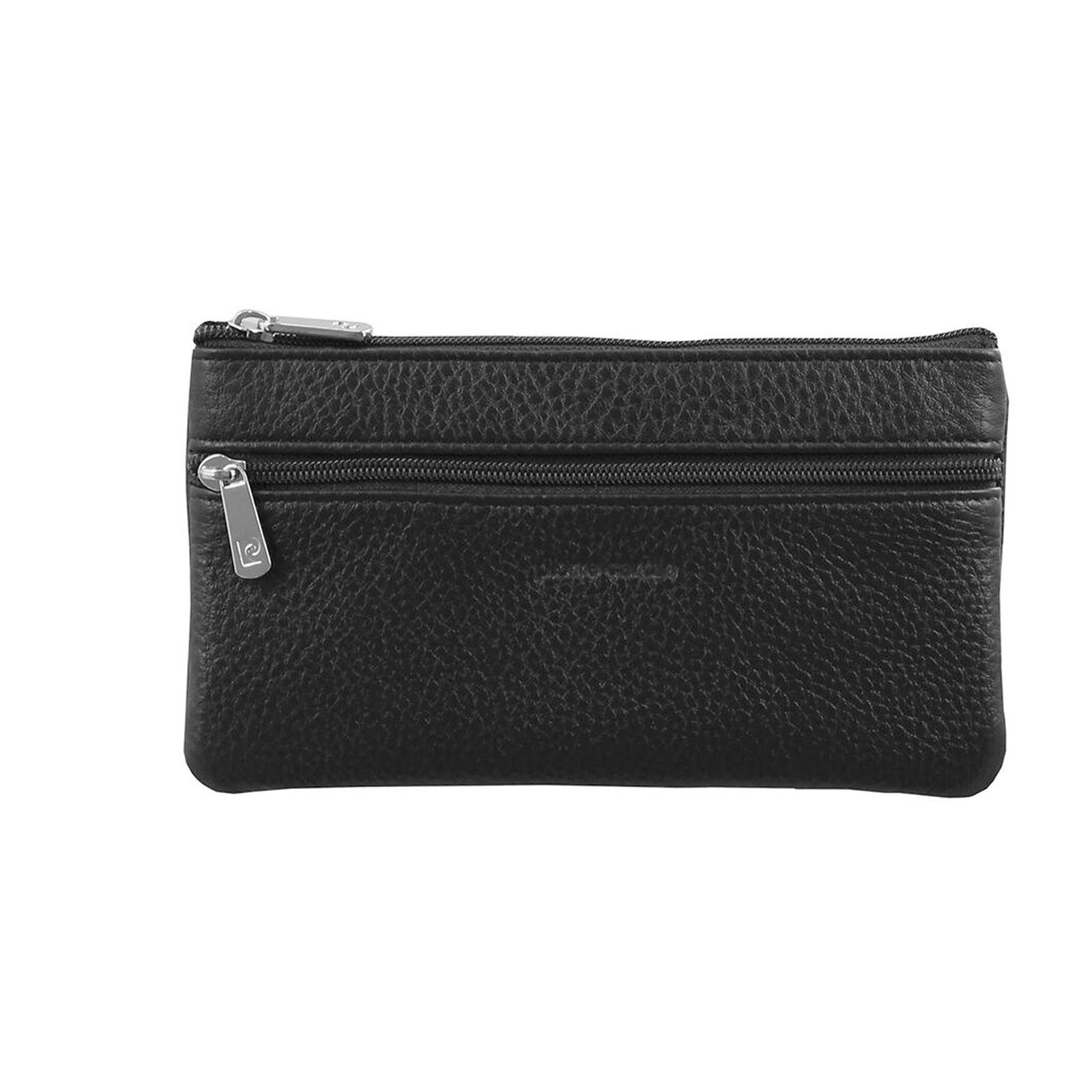 Pierre Cardin Ladies Womens Genuine Soft Leather Italian Wallet Case Purse - Black-1