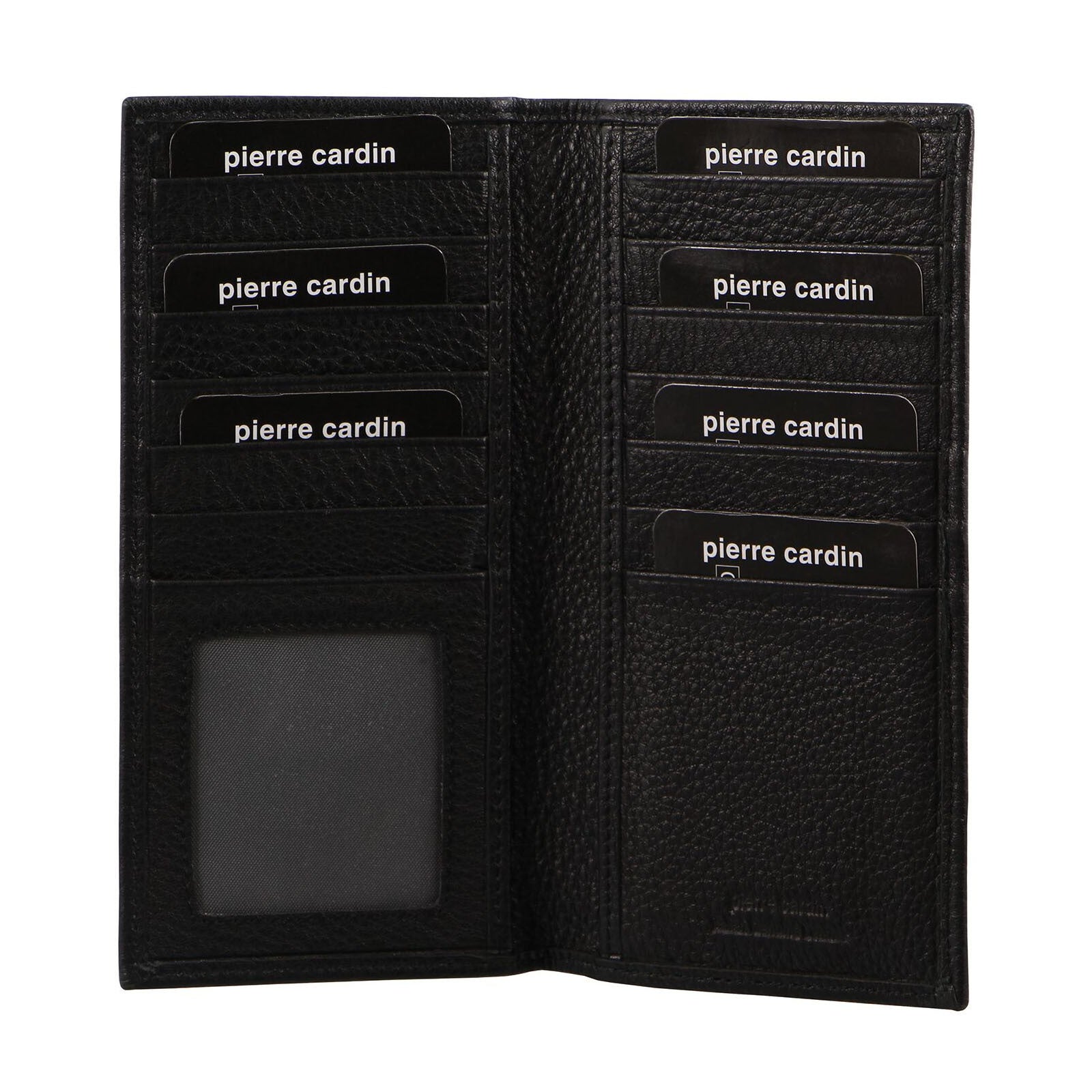 Pierre Cardin Mens Italian RFID Protected Leather Suit Wallet - Black-0