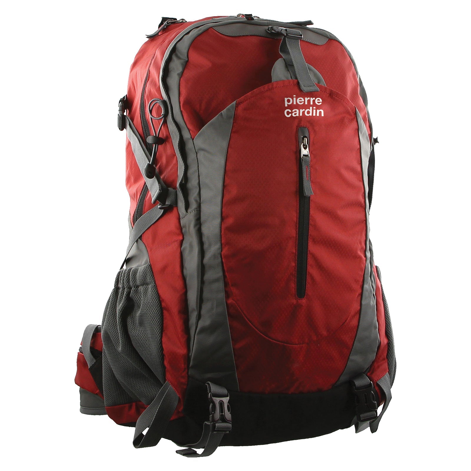 Pierre Cardin 57L Waterproof Outdoor Backpack - Red (Hiking, Trekking & Travel)-0