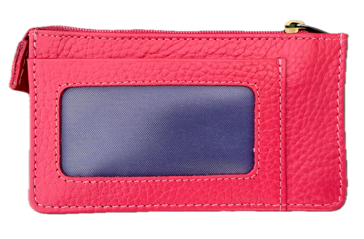 Pierre Cardin Womens Soft Italian Leather Coin Purse Holder Wallet - Hot Pink