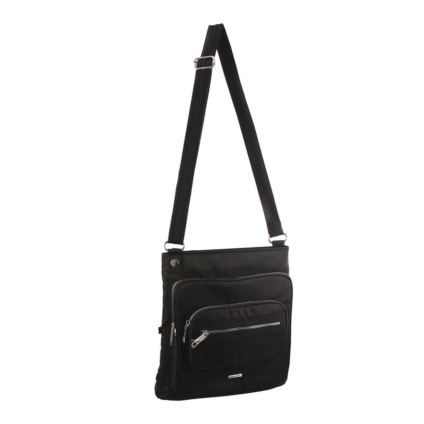 Pierre Cardin Nylon Cross Body RFID Anti-Theft Slash Proof Bag - Black-1