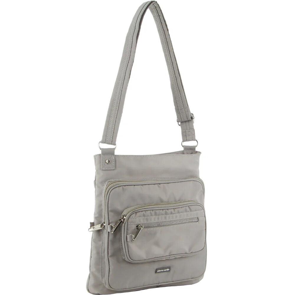 Pierre Cardin Nylon Cross Body RFID Anti-Theft Slash Proof Bag - Taupe-1