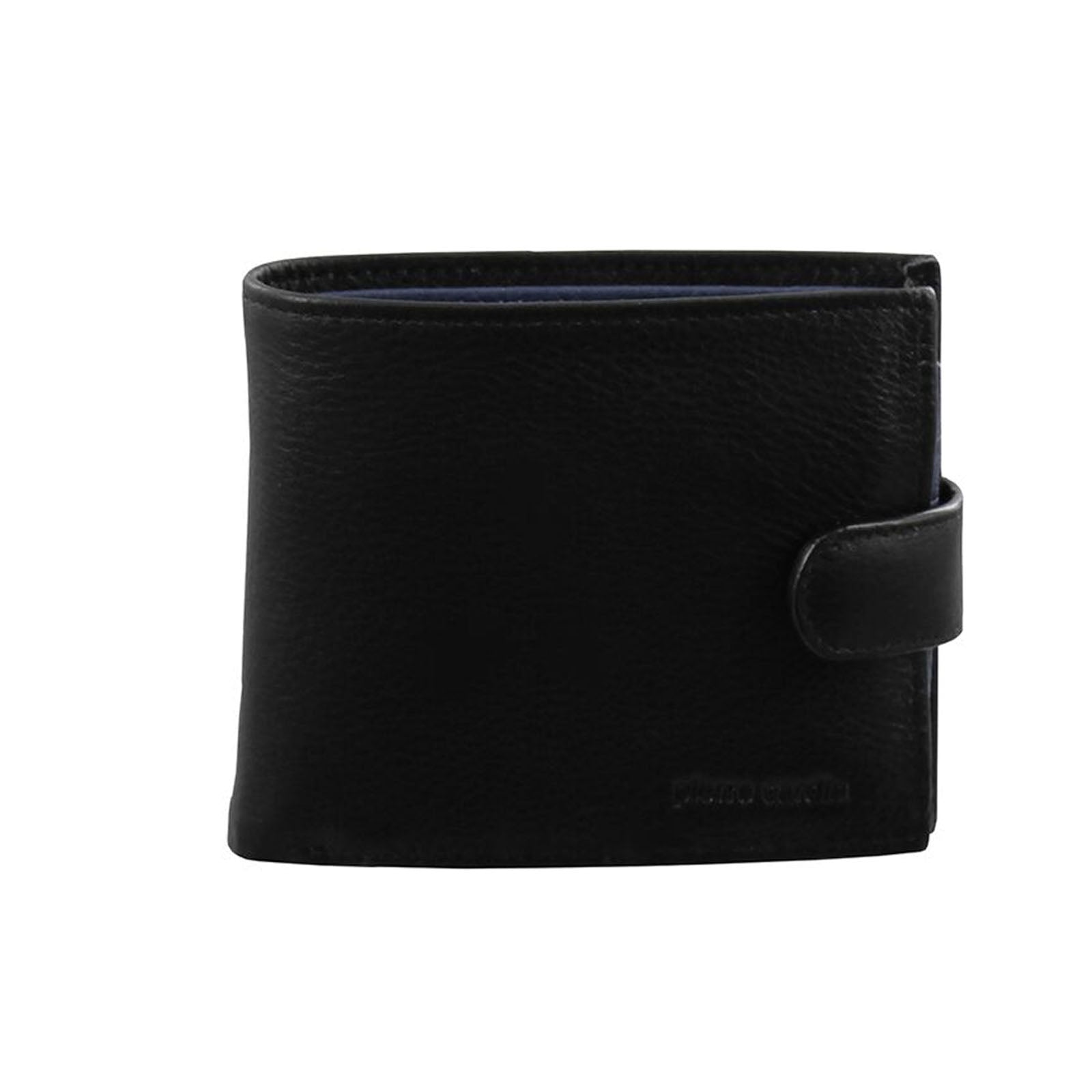 Pierre Cardin Mens Italian Leather Two Tone Wallet - Black/Midnight-2