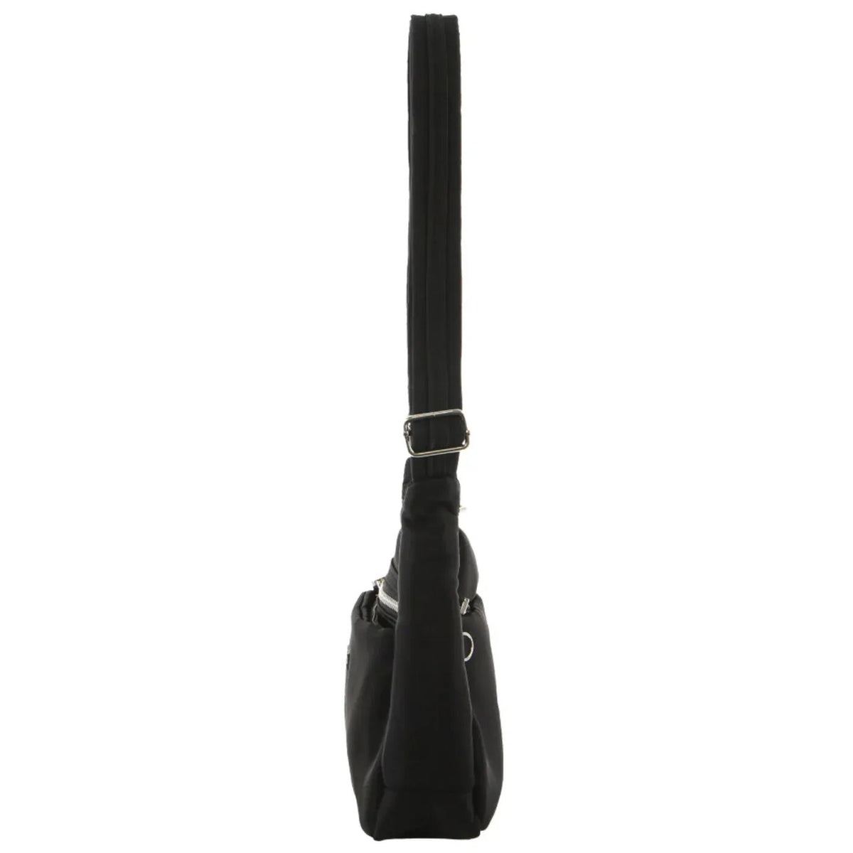 Pierre Cardin Nylon Cross Body RFID Anti-Theft Slash Proof Travel Bag - Black