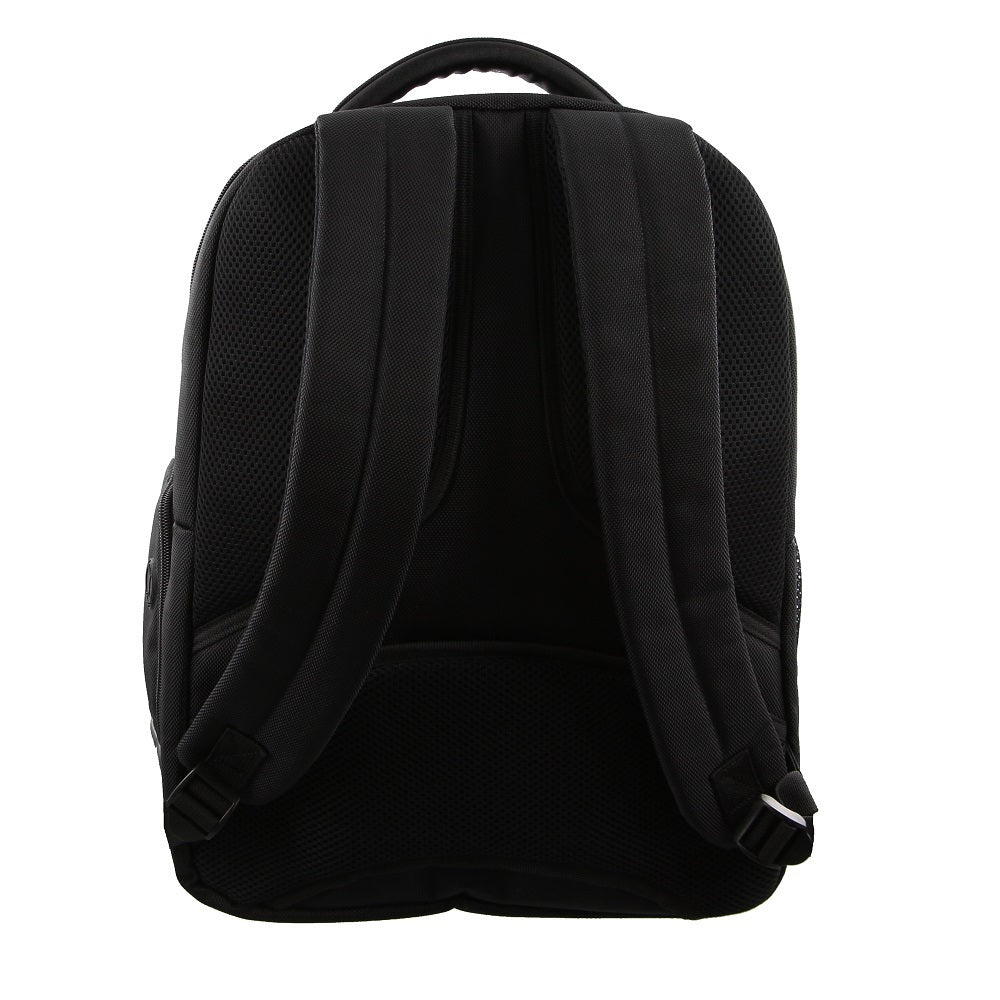 Pierre Cardin 30L Large Backpack Bag w 15" Laptop Sleeve Travel Luggage RFID - Black-3