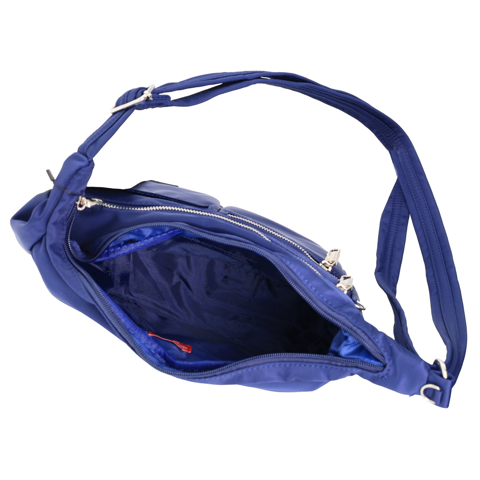 Pierre Cardin Anti-Theft Cross Body Bag RFID Slash Proof Travel - Navy-2