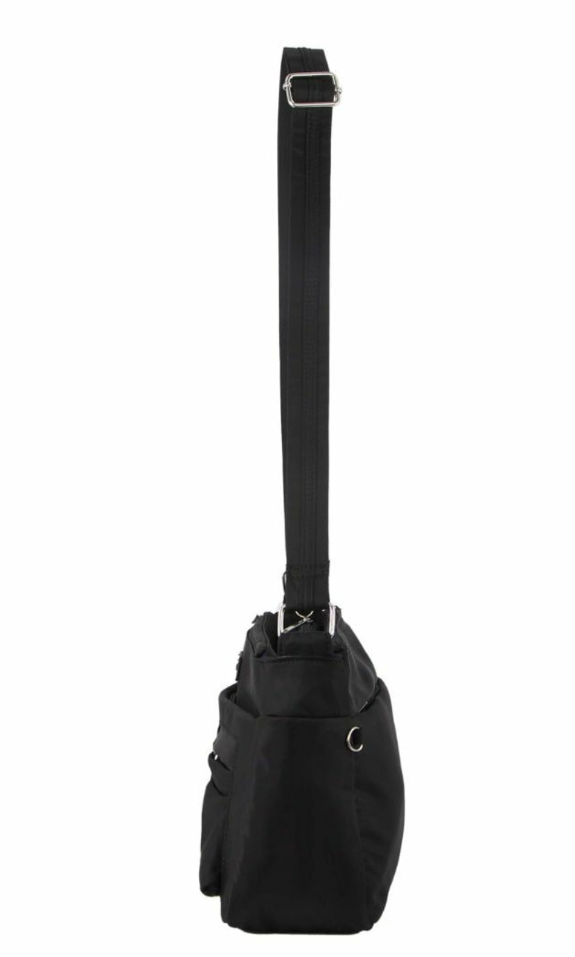 Pierre Cardin Casual Anti-Theft Cross Body Bag RFID Blocking Two-Tone - Black-2