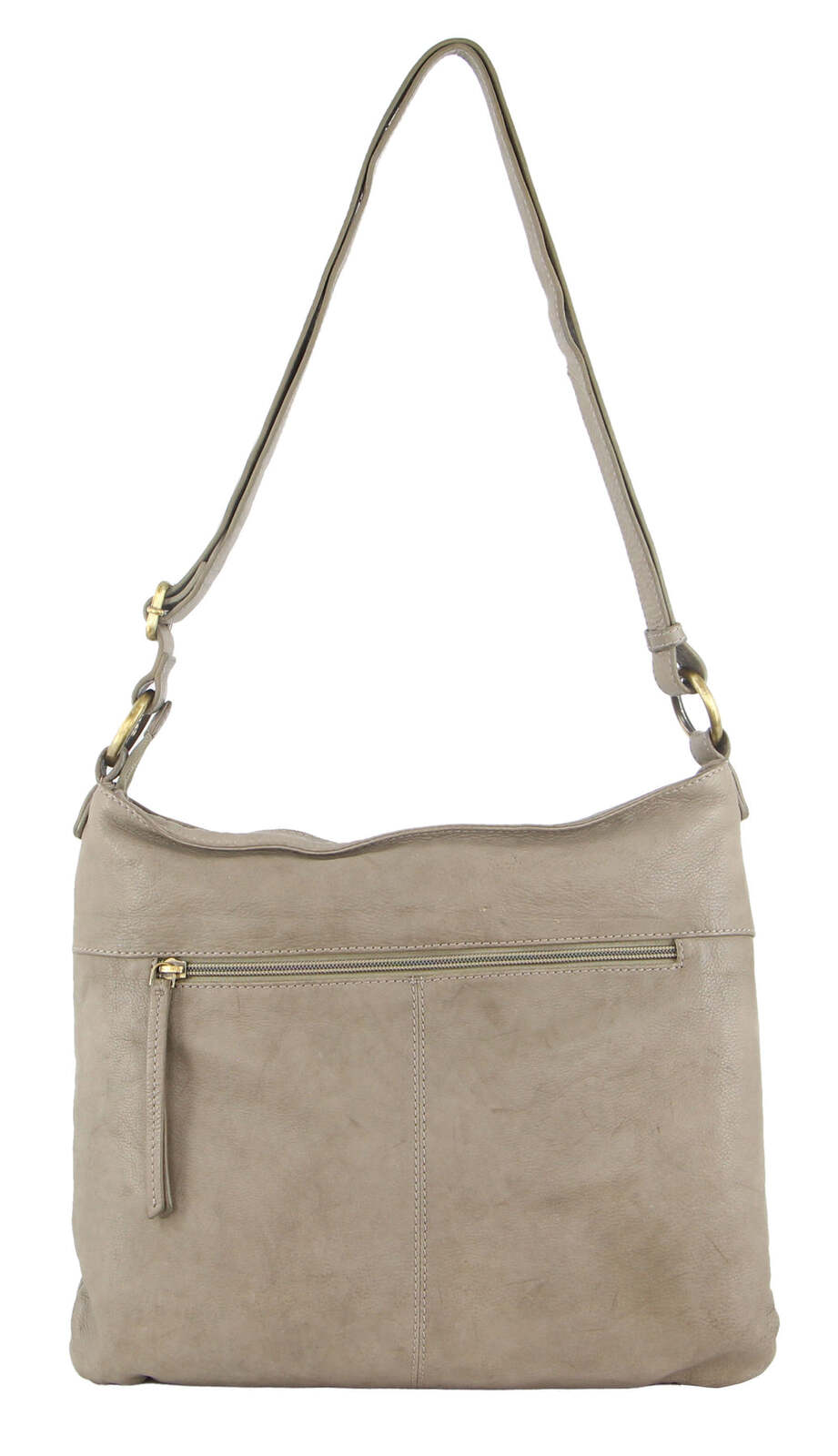 Pierre Cardin Woven Leather Ladies Cross-Body Bag Handbag - Taupe-2