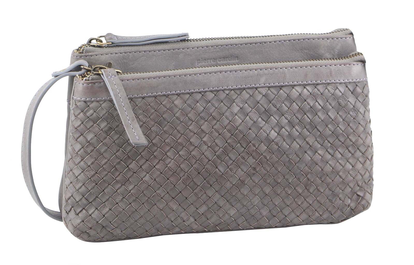 Pierre Cardin Woven Ladies Crossbody/ Clutch Bag - Sky Blue-0