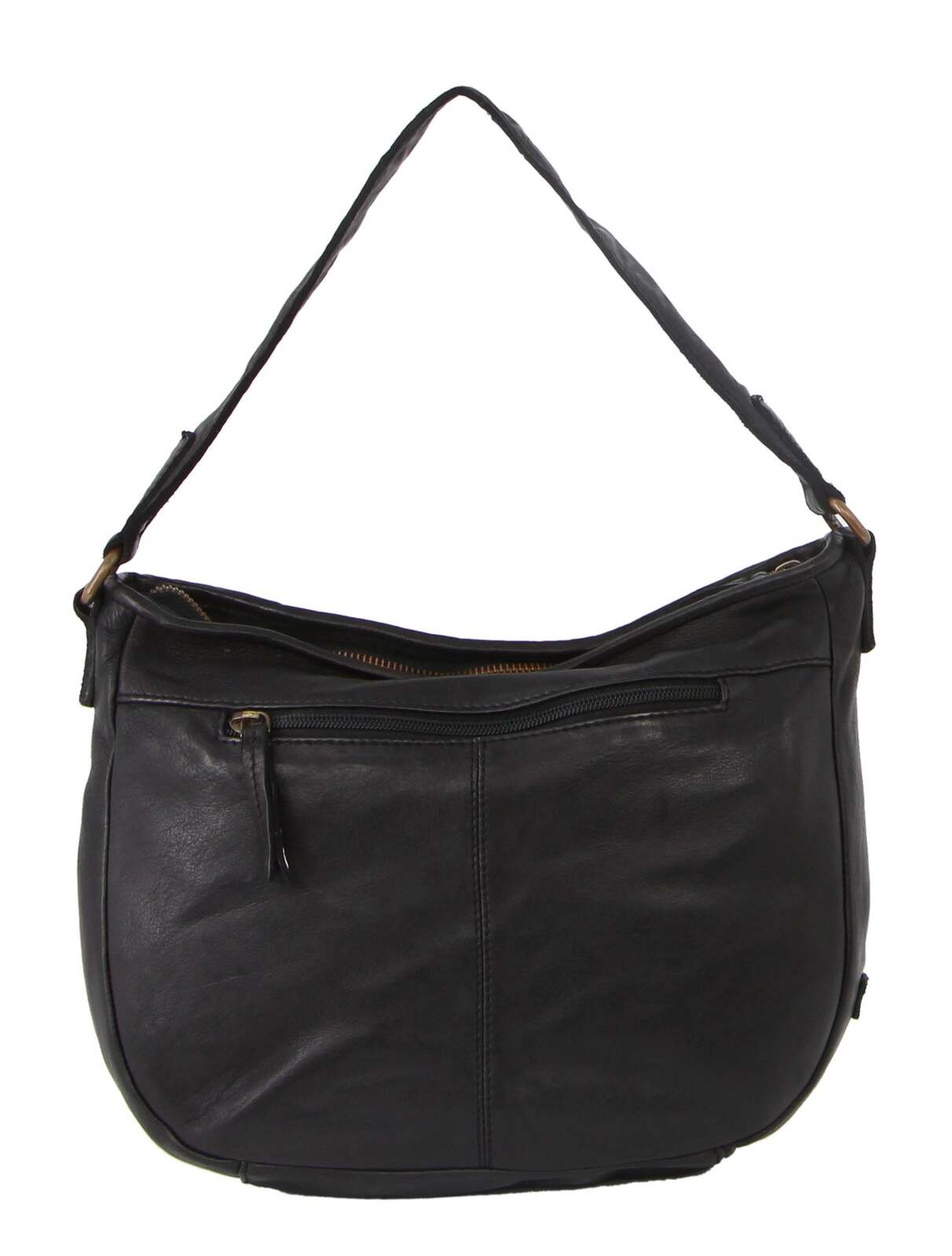 Pierre Cardin Woven Leather Ladies Cross-Body Bag - Black-2