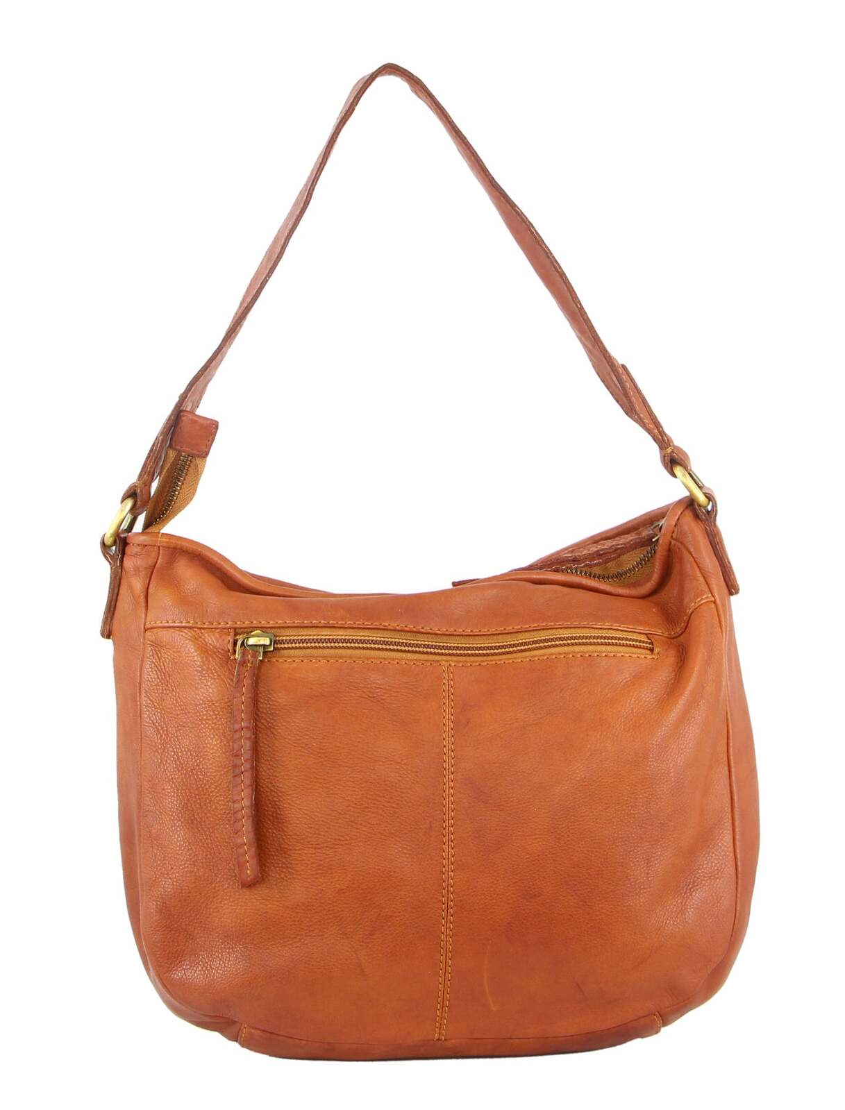 Pierre Cardin Woven Leather Ladies Crossbody Messenger Bag Travel - Cognac-3