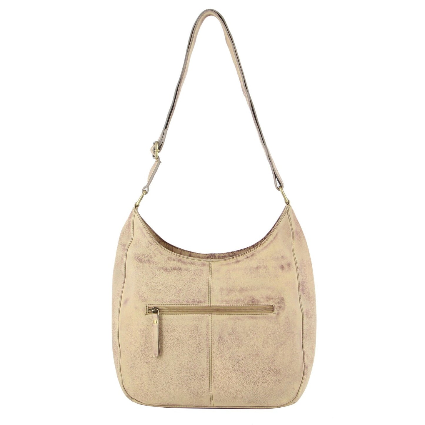 Pierre Cardin Womens Italian Leather Bag Perforated Cross Body Travel - Latte-3