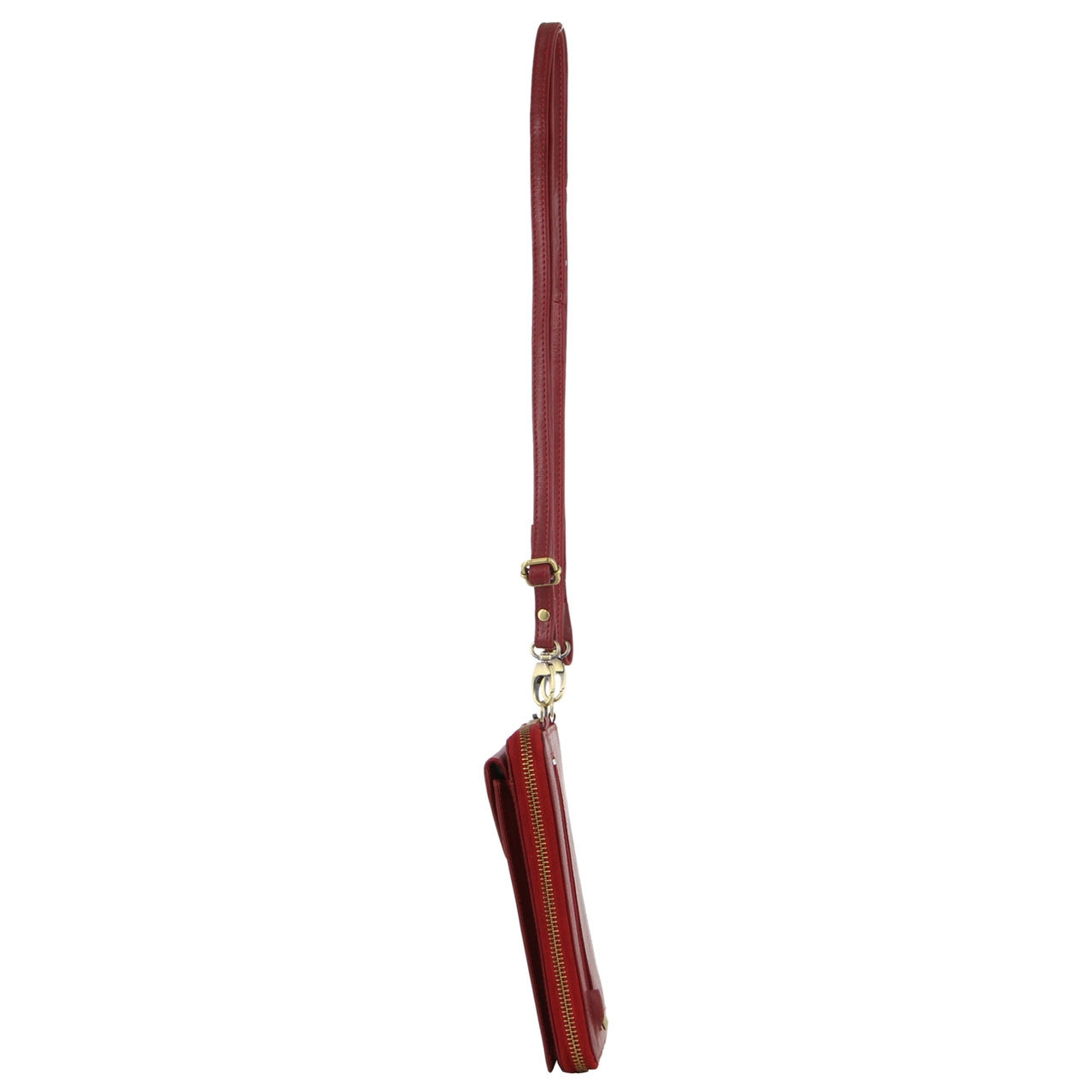Pierre Cardin Ladies Leather Cross Body Bag/Wallet Bag/Clutch Wallet - Red-4