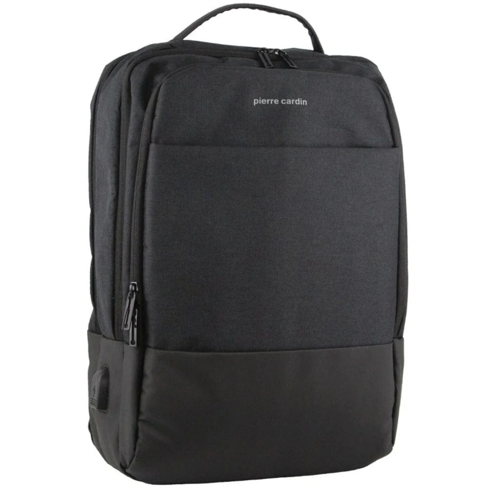 Pierre Cardin Travel and Business Backpack Harvard - Charcoal/Black-0