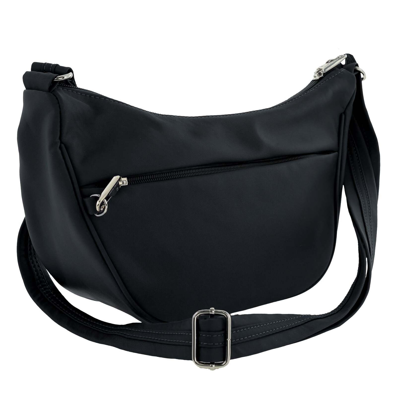 Pierre Cardin Slash Proof Anti Theft RFID Nylon Crossbody Bag in Black-2