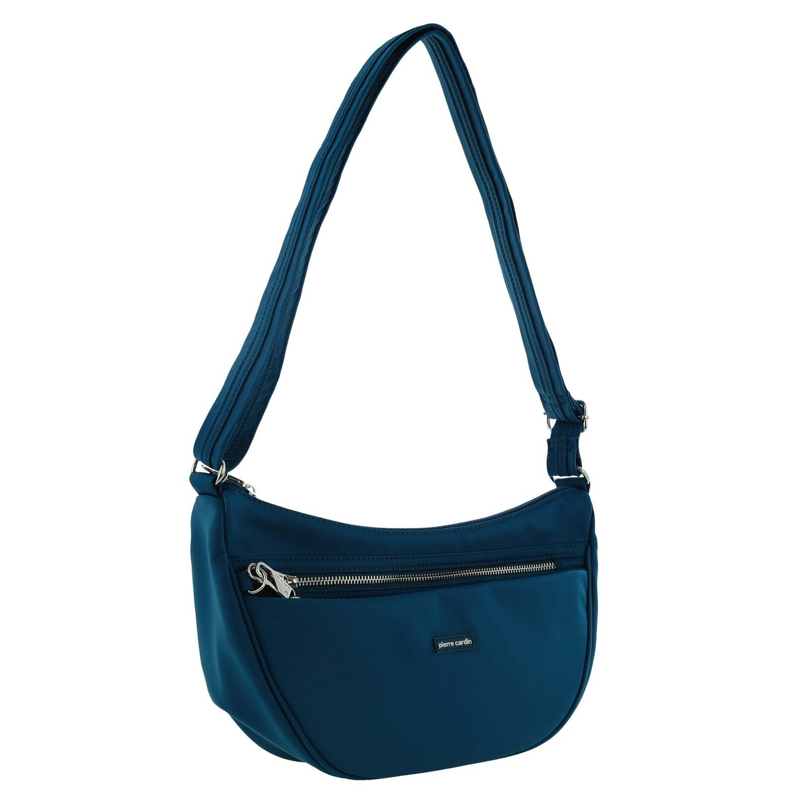 Pierre Cardin Slash Proof Anti Theft RFID Nylon Crossbody Bag in Turquoise-0