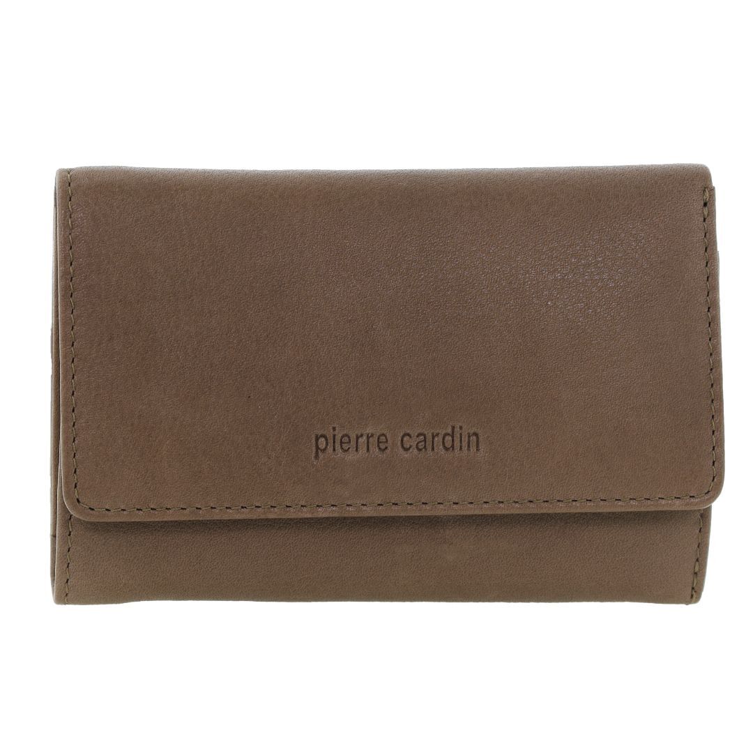 Pierre Cardin Womens Soft Italian Leather RFID Purse Wallet Rustic - Taupe-3